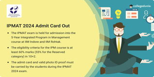IPMAT 2024 Admit Card Out @iimidr.ac.in; Check Direct Link Below